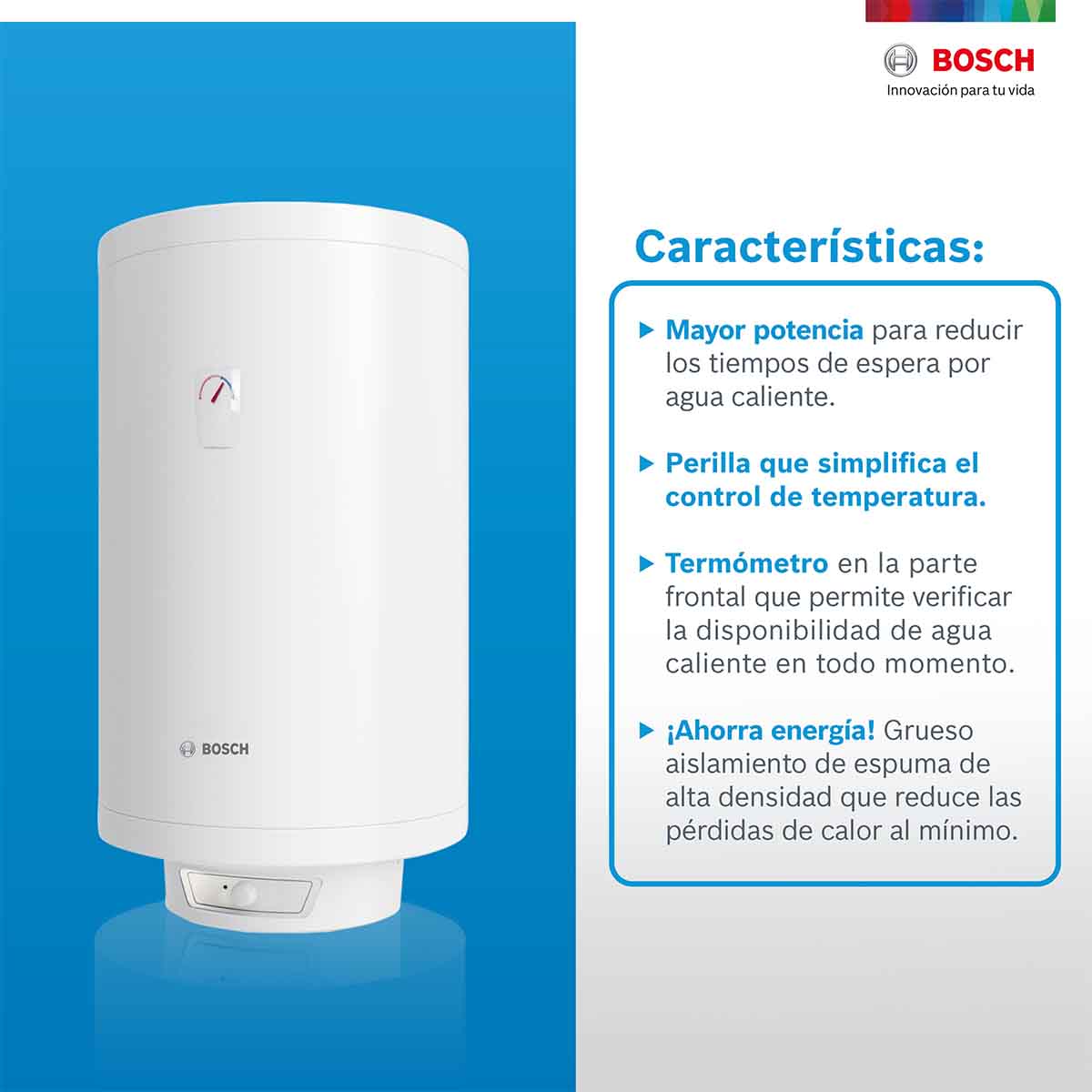 Calentador Electrico 3 Servicios Plus 120 L Thermotank Bosch