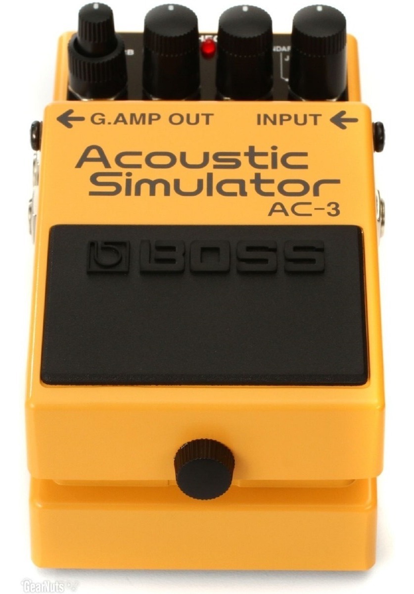 Pedal Compacto Acoustic Simulator P/guitarra, Boss® Ac-3