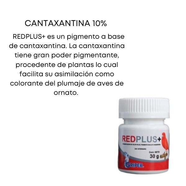 Cantaxantina Red Plus 30 Gramos