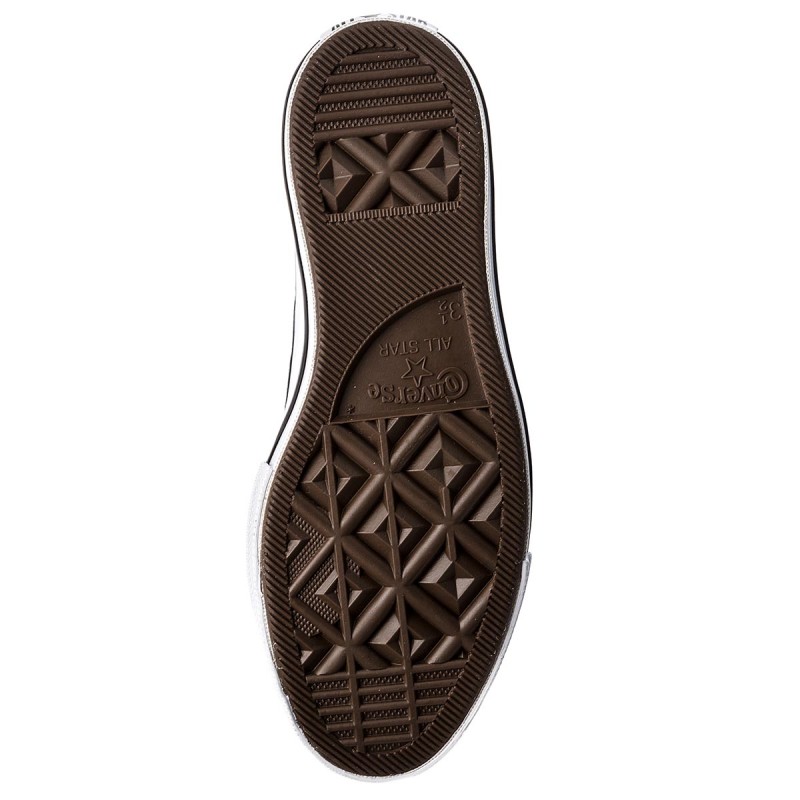 Tenis Converse Ctas Lift Ox Black/White Dama Original 560250C