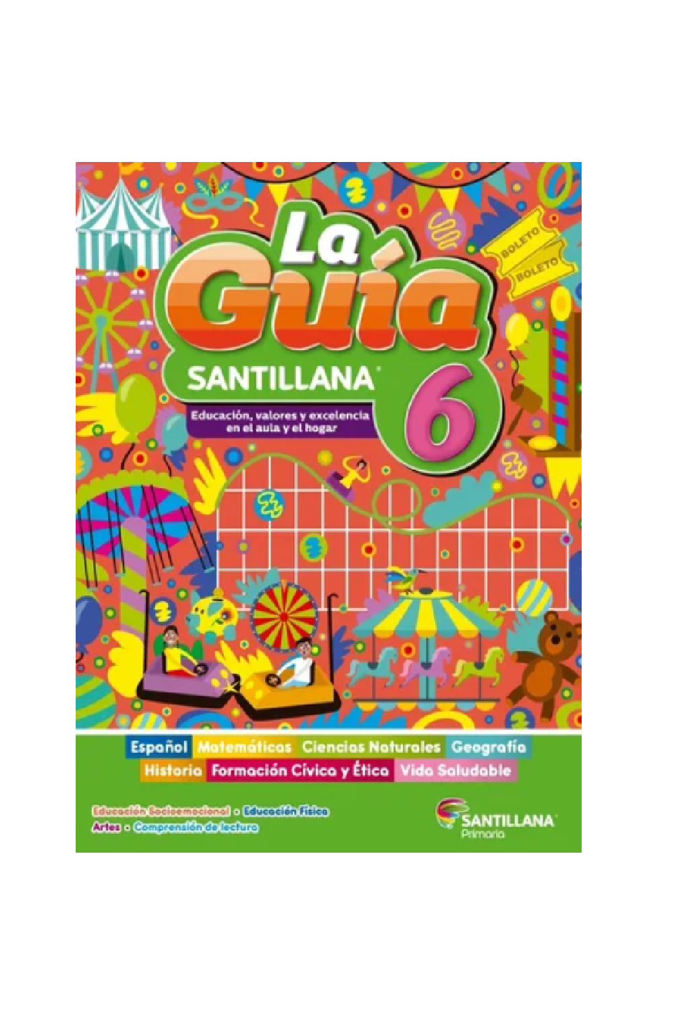 La Guía Santillana 6to Grado Oficial 2021-2022 3pack