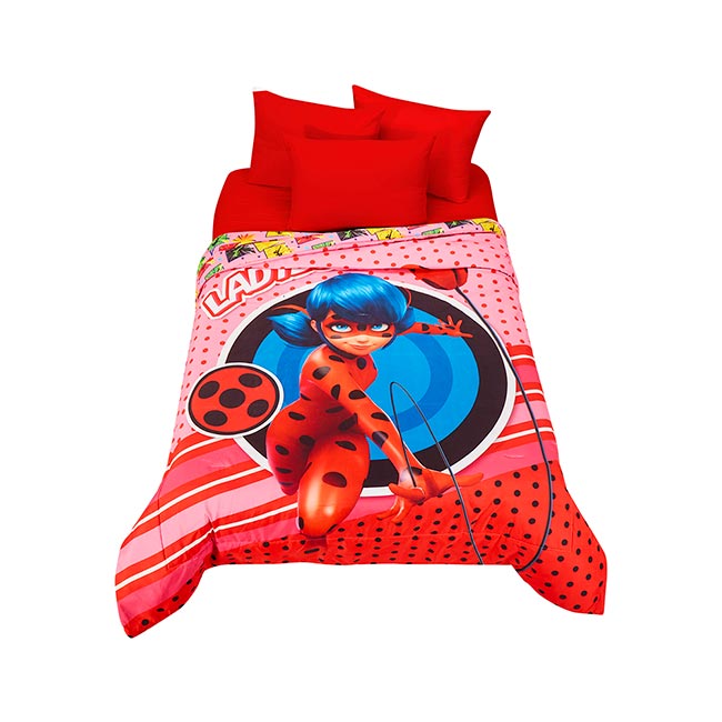 Edredón Digital Sustentable Matrimonial Lady Bug - Providencia