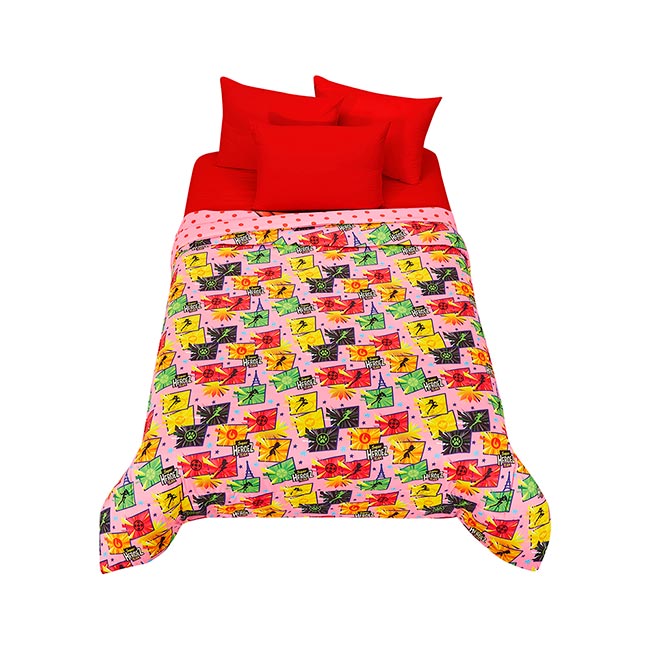 Edredón Digital Sustentable Matrimonial Lady Bug - Providencia