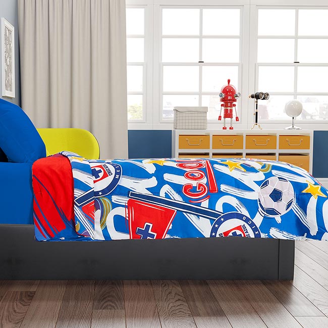 Edredón Digital Sustentable Matrimonial Cruz Azul - Providencia