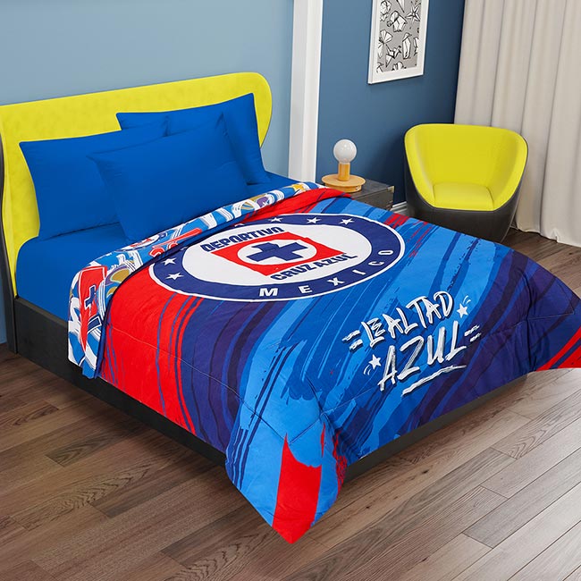 Edredón Digital Sustentable Matrimonial Cruz Azul - Providencia