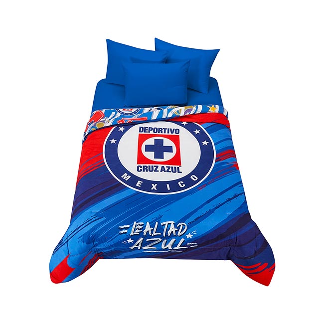 Edredón Digital Sustentable Matrimonial Cruz Azul - Providencia