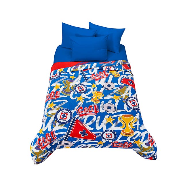 Edredón Digital Sustentable Matrimonial Cruz Azul - Providencia