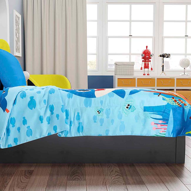 Edredón Digital Sustentable Matrimonial Baby Shark Doo - Providencia
