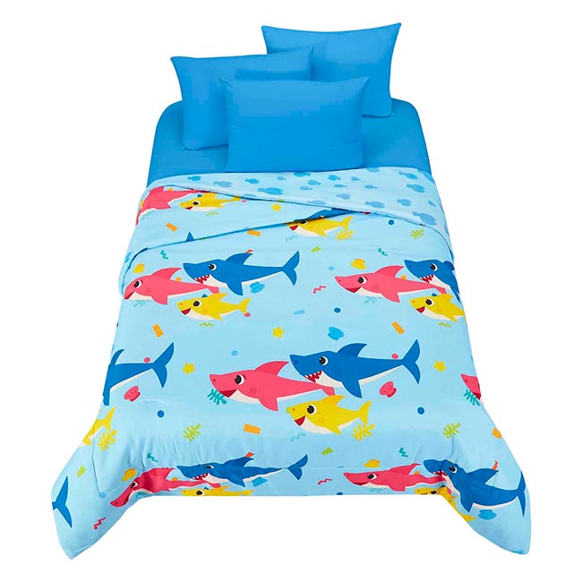 Edredón Digital Sustentable Matrimonial Baby Shark Doo - Providencia