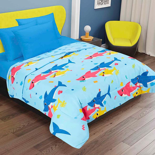 Edredón Digital Sustentable Matrimonial Baby Shark Doo - Providencia