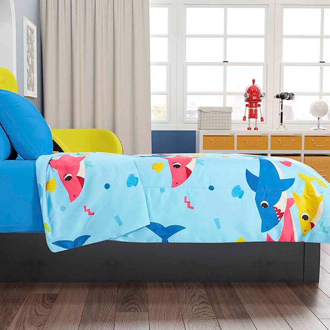 Edredón Digital Sustentable Matrimonial Baby Shark Doo - Providencia