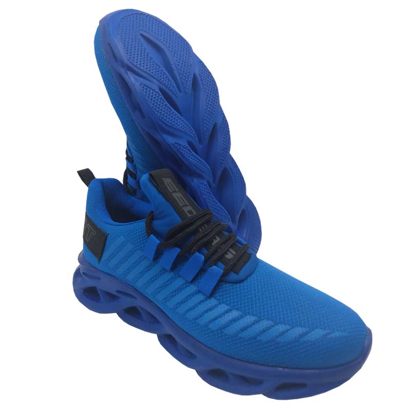 Tenis Eeders 555 Azul Rey Hombre Running