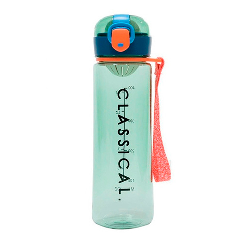 Botella Agua Sport Gym Frutas Deportivo Infusor Mochila 0660