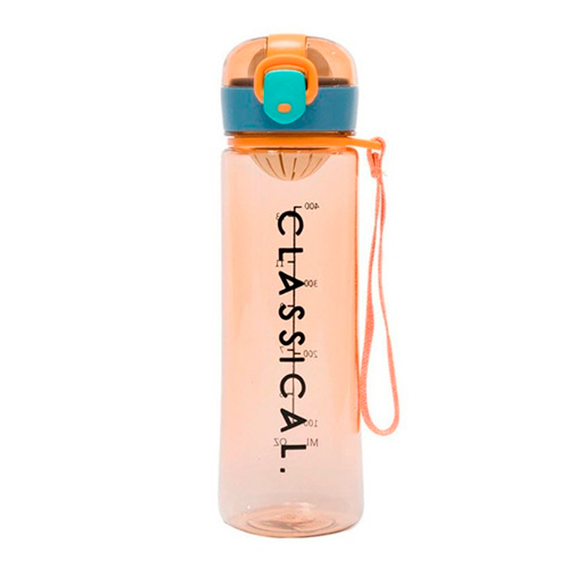 Botella Agua Sport Gym Frutas Deportivo Infusor Mochila 0660