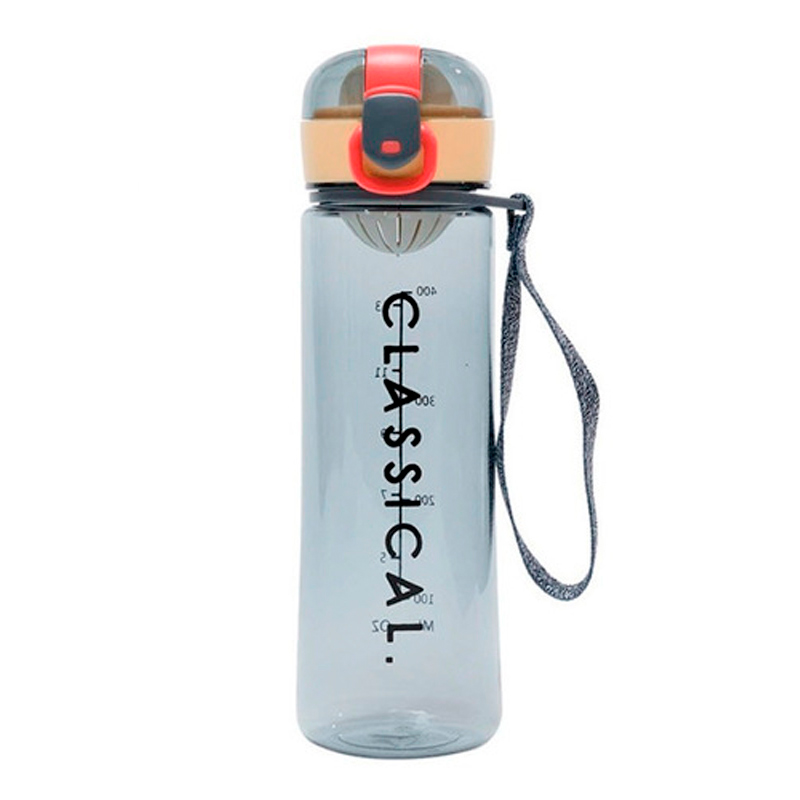 Botella Agua Sport Gym Frutas Deportivo Infusor Mochila 0660