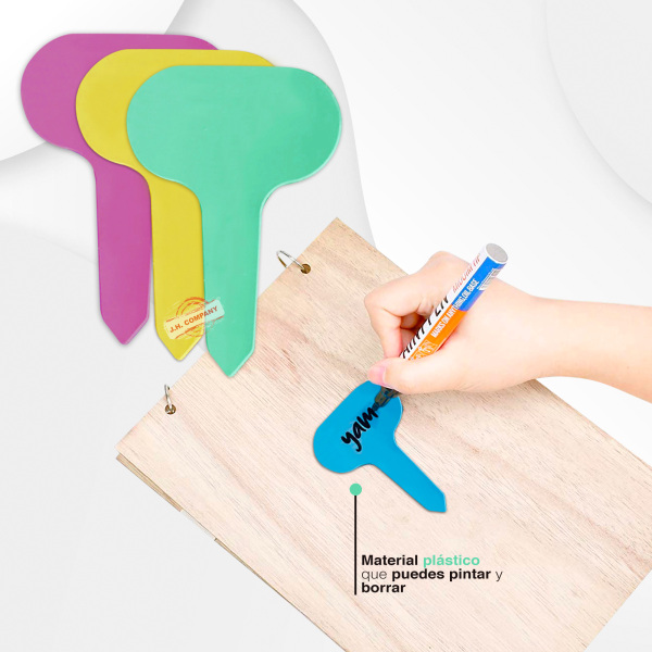 Set 12 Piezas Letreros Para Maceta Marcadores Plantas Mr-05