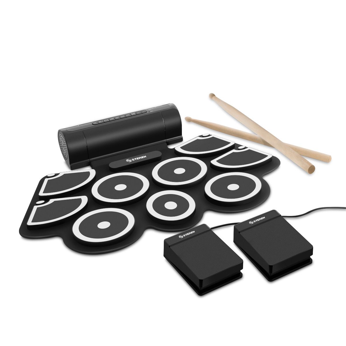 BATERIA ELECTRONICA - DRUM-1000 - STEREN
