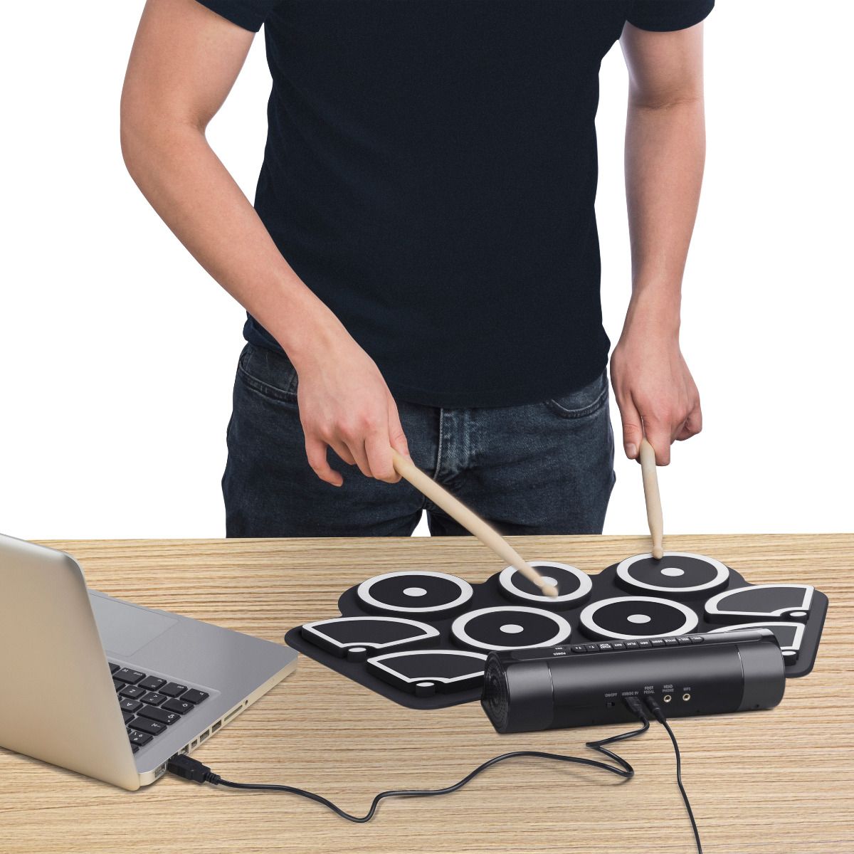 BATERIA ELECTRONICA - DRUM-1000 - STEREN