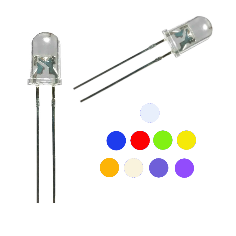 Led Ultrabrillante de 5mm 100pzas