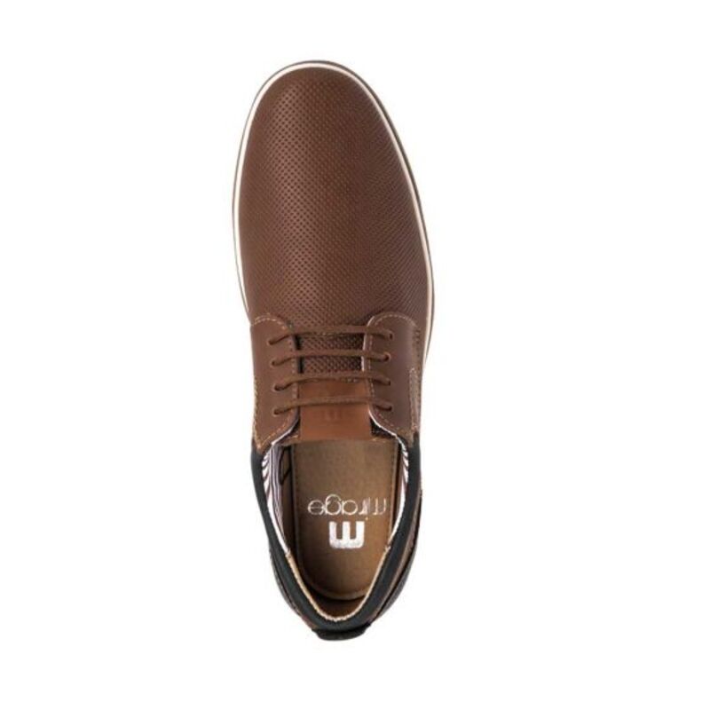 Zapatos Para Hombre Casual Color Negro/ Marrón 617