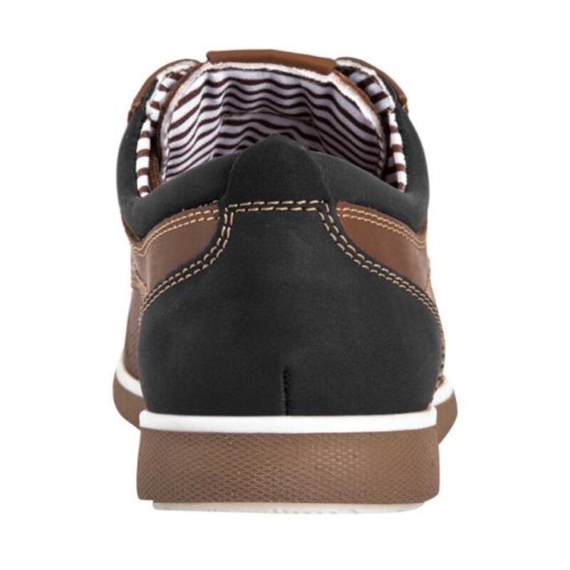 Zapatos Para Hombre Casual Color Negro/ Marrón 617