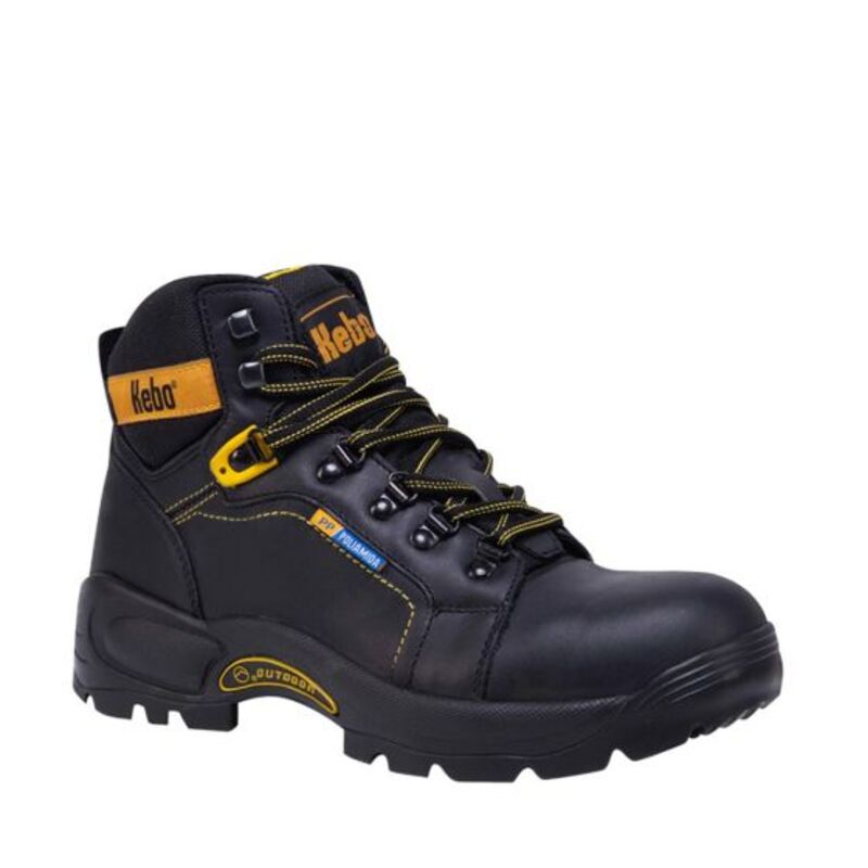 Bota Industrial Para Hombre Kebo Color Negro 252