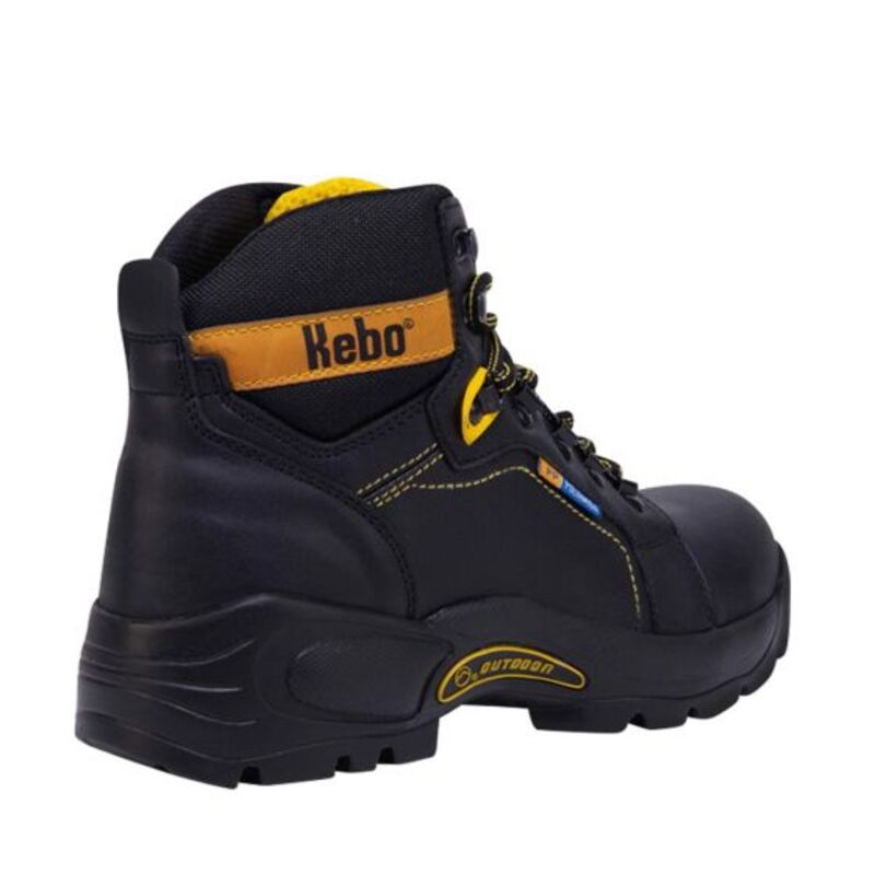 Bota Industrial Para Hombre Kebo Color Negro 252