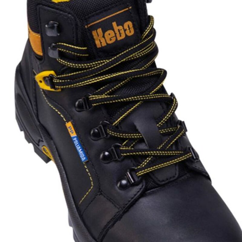 Bota Industrial Para Hombre Kebo Color Negro 252