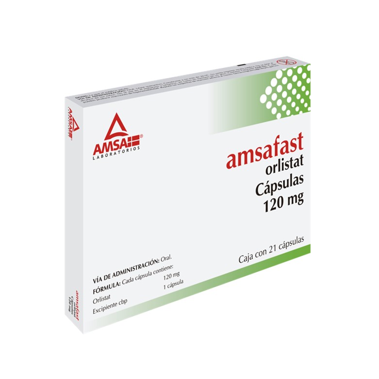 Amsafast 120 Mg 21 Capsulas- Control De Peso-
