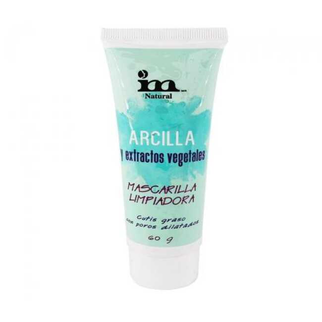 Mascarilla Limpiadora Arcilla y Extracto Vegetales Im Natural 60g