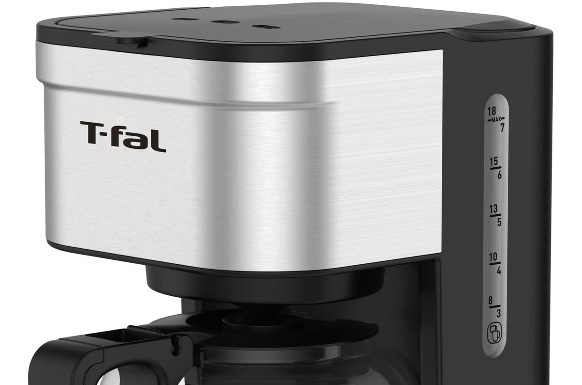 Cafetera T-Fal Elegance CM223DMX Filtro Permanente 7 Tazas - Negro