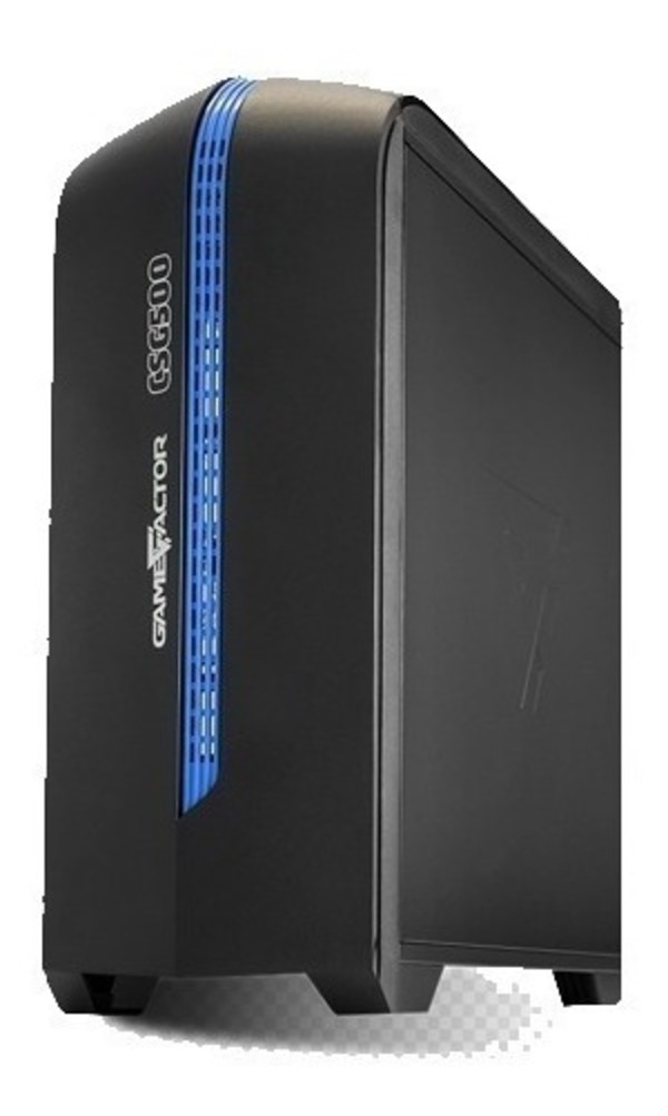 Gabinete De Computadora Game Factor Csg500 Azul Matx