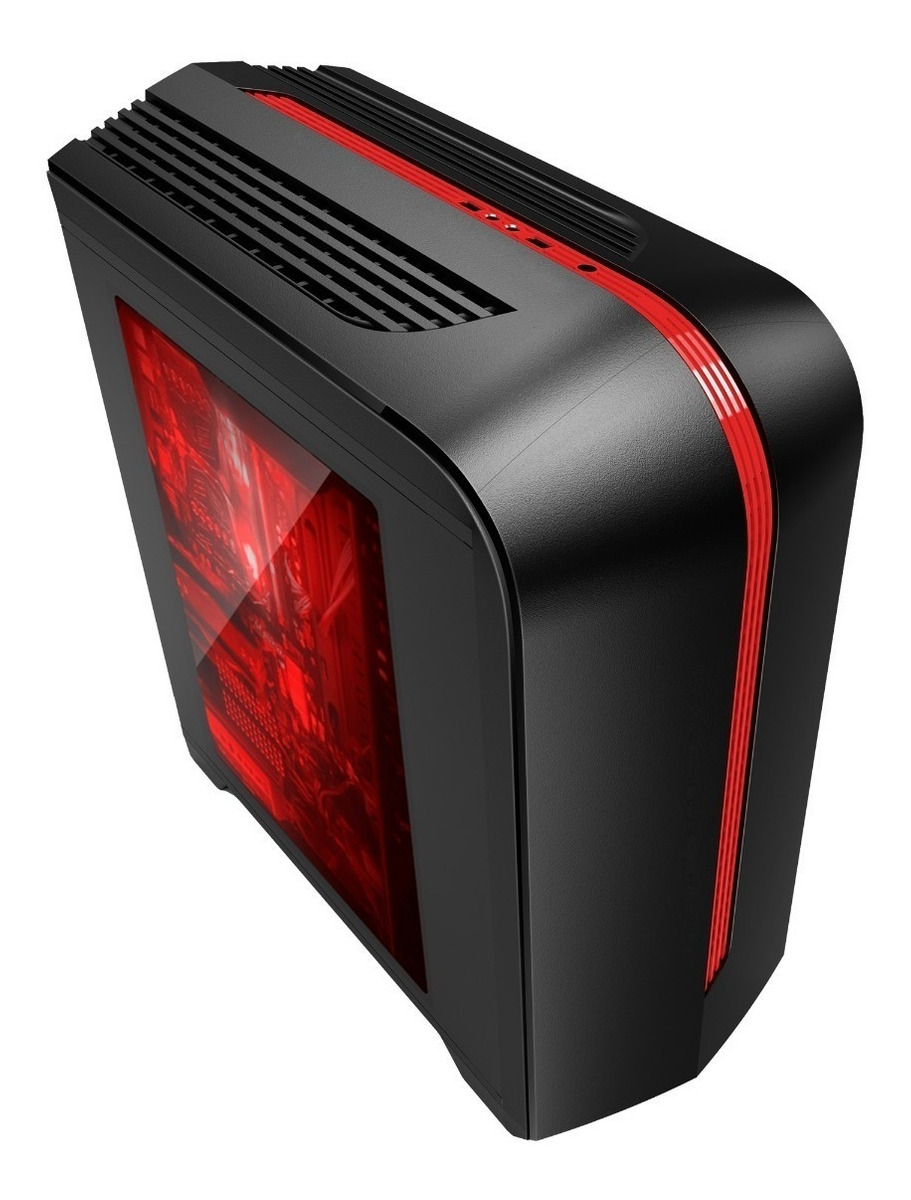 Vorago Gabinete Gamer Game Factor Atx Usb 3.0 Csg500 Rojo