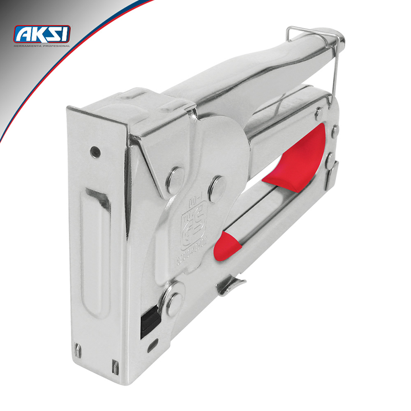 Engrapadora Aksi Tipo Pistola-Regulador De Presión (400 Grapas Y 200 Clavos Gratis)