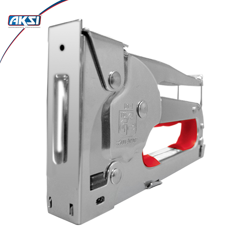 Engrapadora Aksi Tipo Pistola-Regulador De Presión (400 Grapas Y 200 Clavos Gratis)