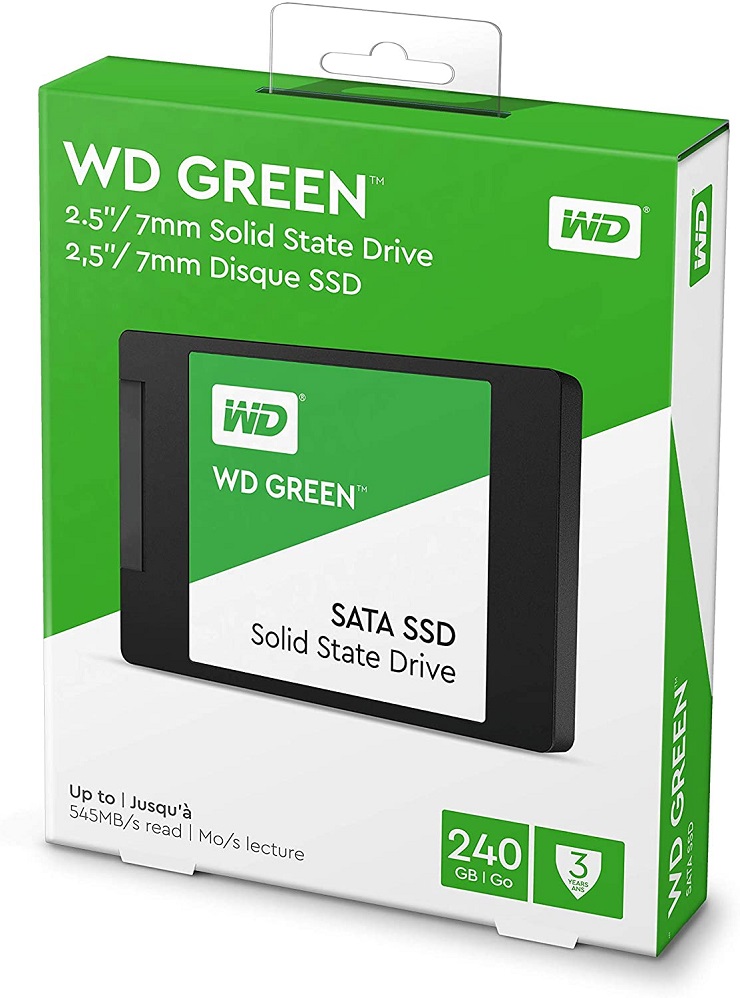Disco SSD interno Western Digital WDS240G2G0A 240GB verde