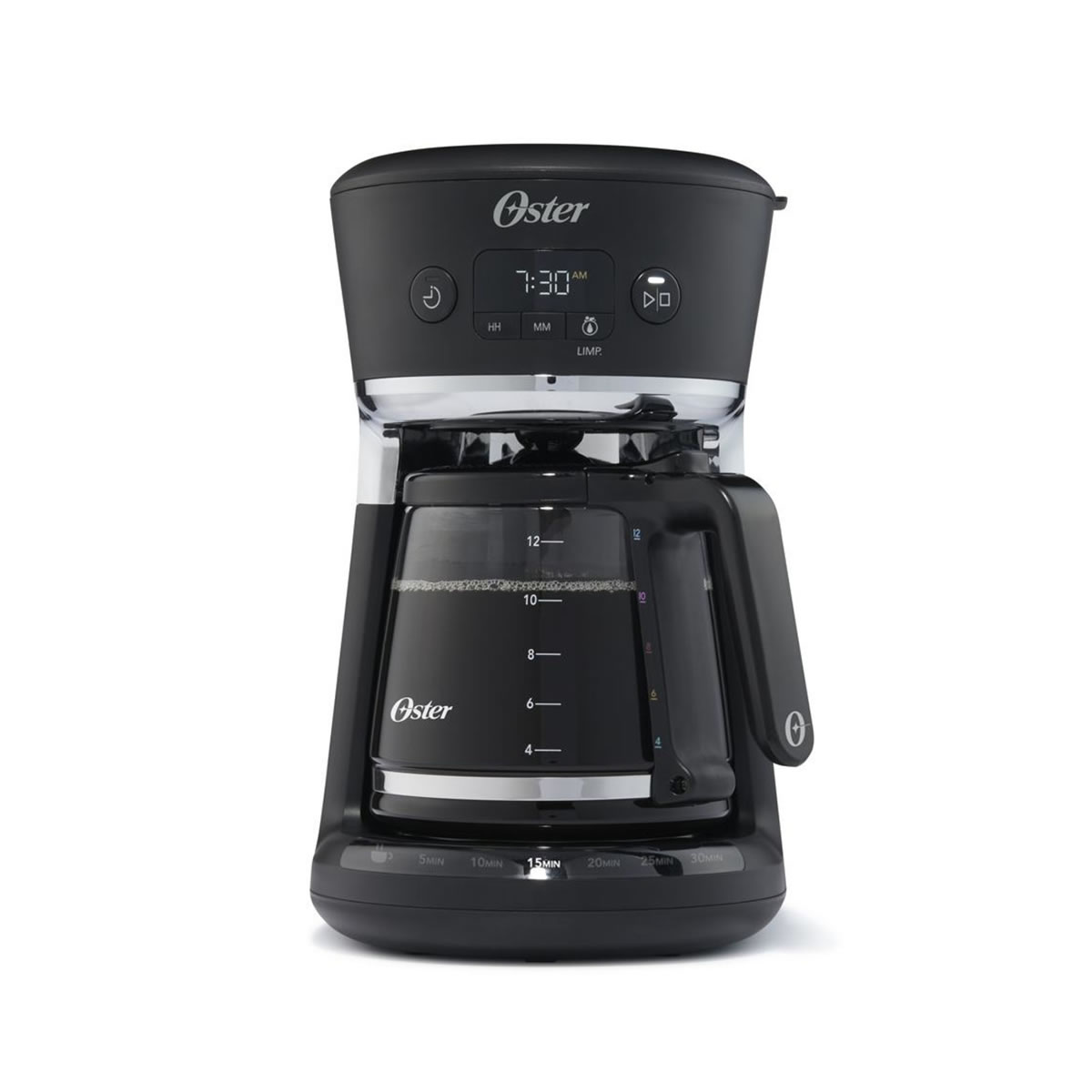 Cafetera Con Pantalla LED Programable Oster BVSTRF100-013 - Negro