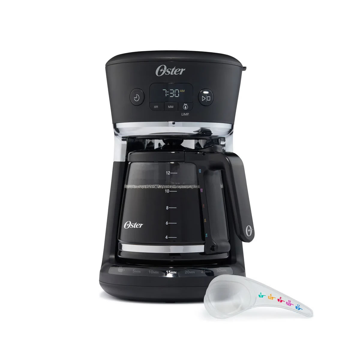 Cafetera Con Pantalla LED Programable Oster BVSTRF100-013 - Negro