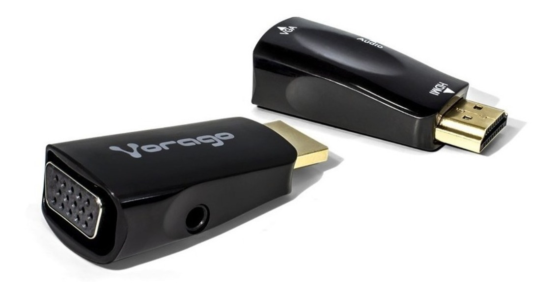 Adaptador Hdmi Vga Mini Micro Hdmi Audio 3.5mm Adp208