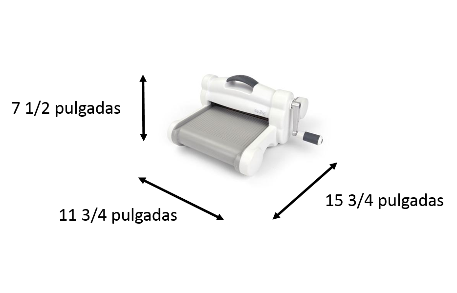 Kit de inicio para troquelado y corte Sizzix Big Shot Plus 15 3 4 