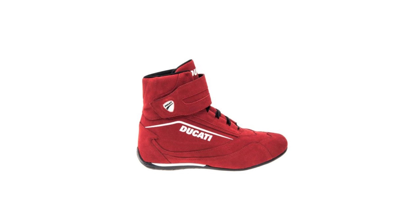 Calzado Tenis Casual Tipo Bota Ducati Hombre Caballero Rojo