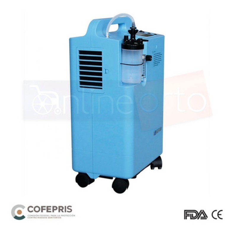 Concentrador De Oxigeno 5 Litros Longfian + Oximetro