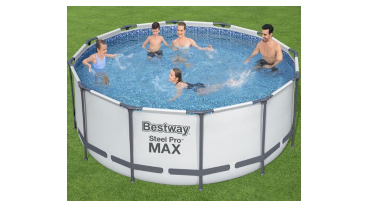 Alberca Steel Pro MAX 12' x 48"/3.66m x 1.22m Pool Set Bestway