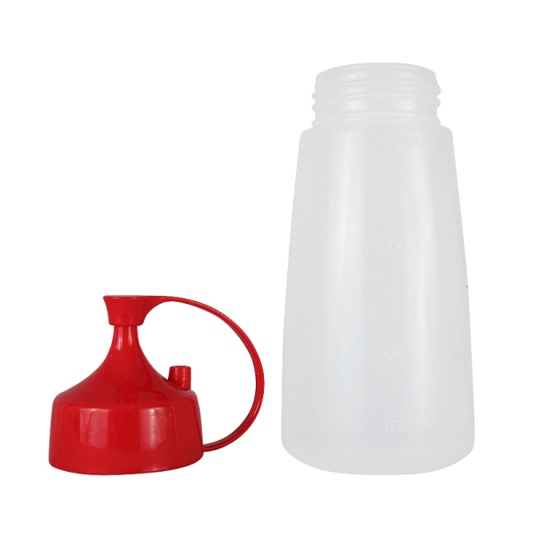 Botella Dispensadora De Salsa Exprimidor 300 Ml Dos Colores 0-007