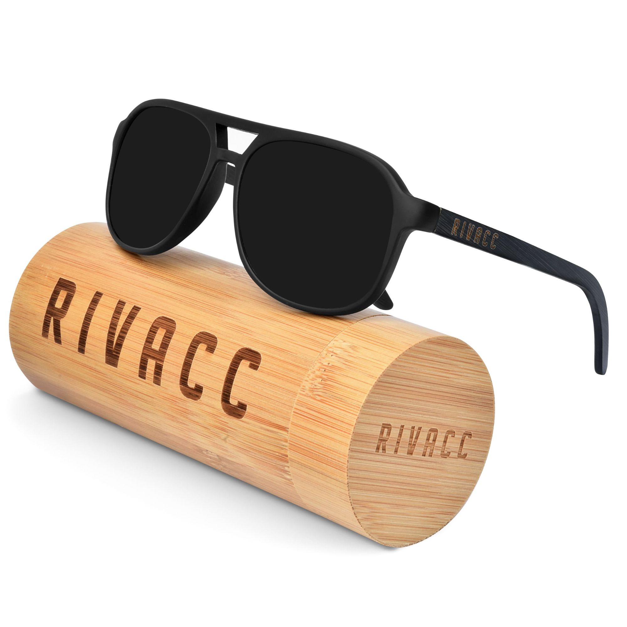Lentes De Sol Polarizados Rivacc | Milan - Ultra Black