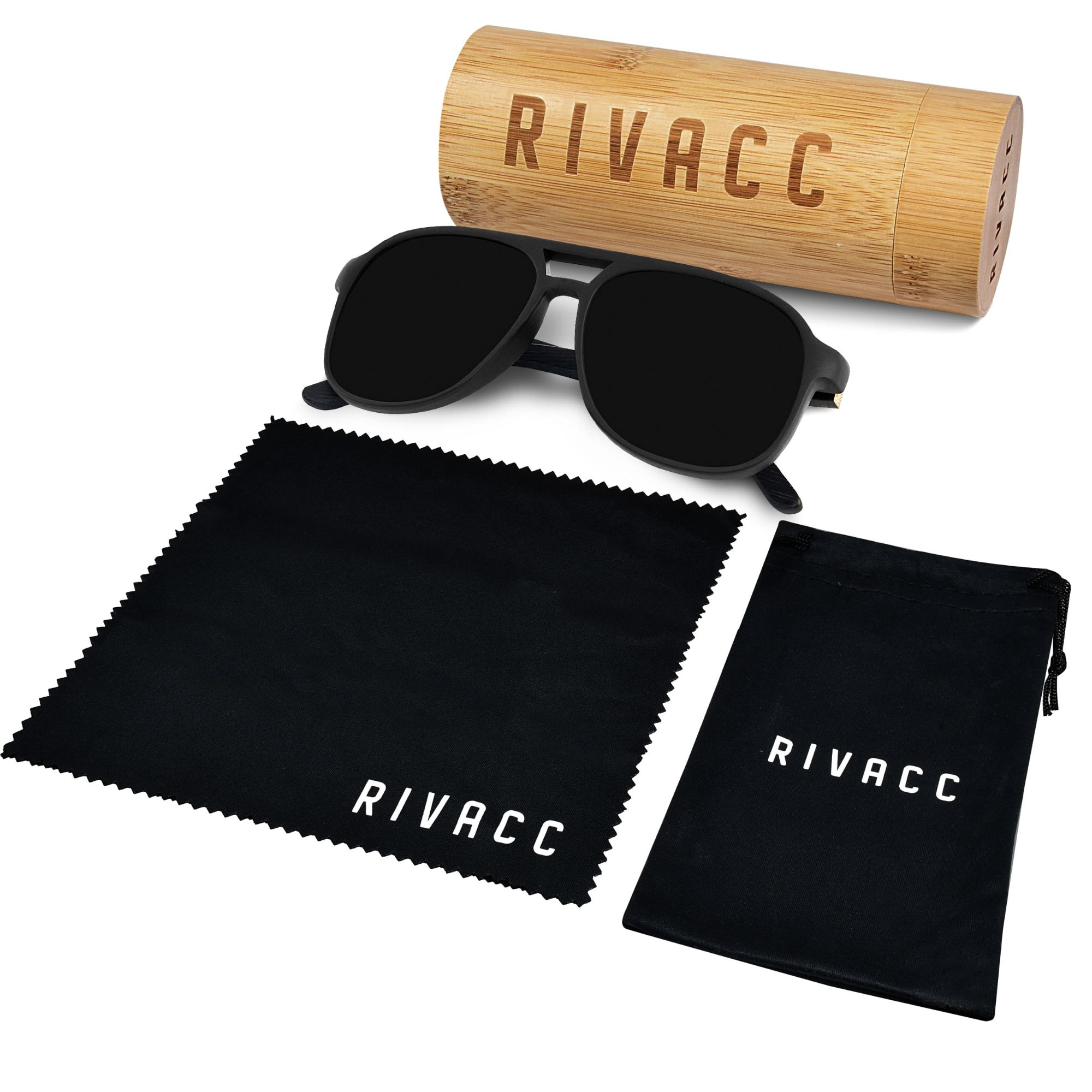 Lentes de sol polarizados Rivacc | Milan - Ultra black