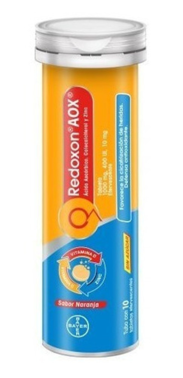 Redoxon Aox Vitamina D+vitamina C+zinc C/10 Tabletas