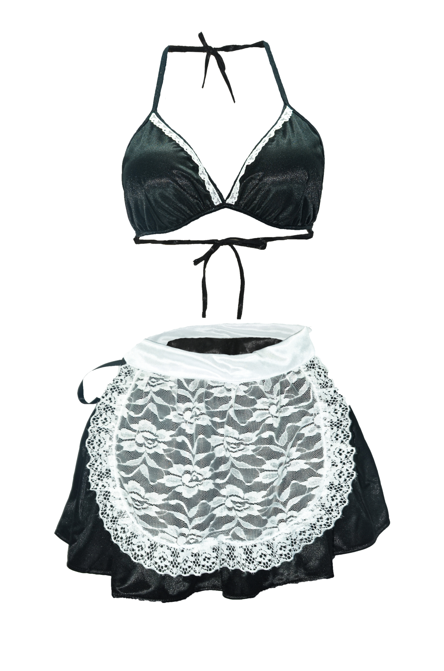 DISFRAZ MUCAMA / SIRVIENTA SEXY NEGRO DESSEA