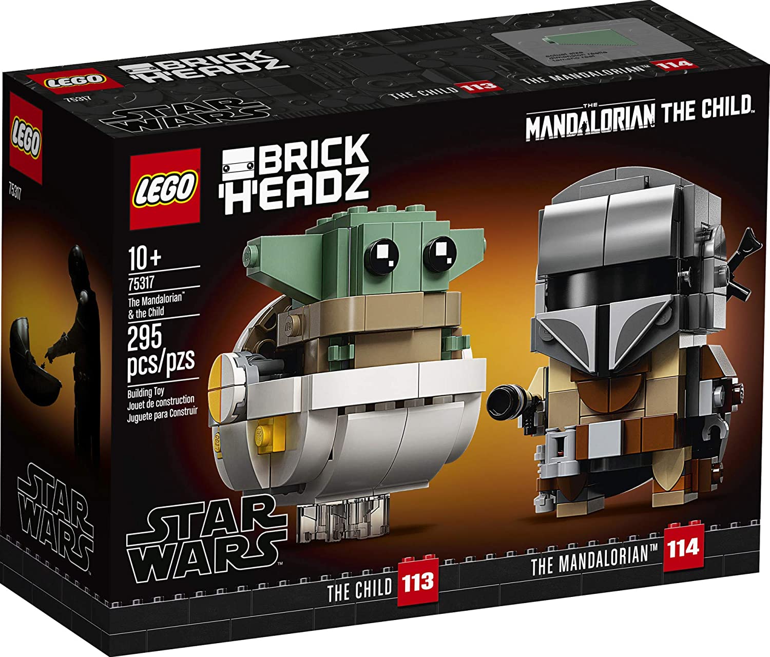 Lego 75317 Star Wars Brick Heads Mandalorian The Child 295 Pzs