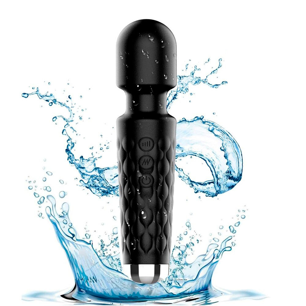 Potente Masajeador Vibrador - Masajeador Inalámbrico, Impermeable y Recargable
